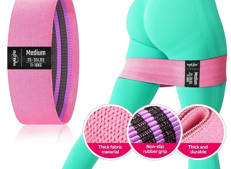 Close view of the fabric weave and inner grip strips